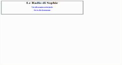 Desktop Screenshot of leradiodisophie.net